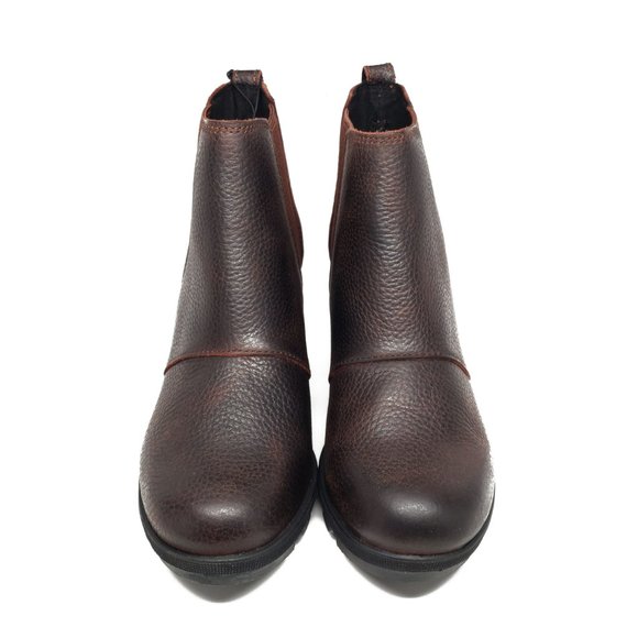 Sorel Joan Of Arctic Wedge Chelsea Boots in Burro - Picture 6 of 7